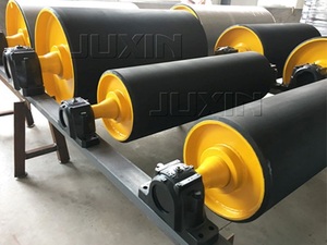 Nueva Polea de Transmisión de Rodamientos de Bolas JUXIN para Cintas Transportadoras, <span class=keywords><strong>Rodillo</strong></span> de Acero, Tambor con Lamas, para Uso en la Industria Minera y del Carbón - Product Image 2