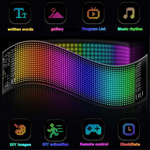 Affichage LED flexible pour voiture, panneau LED pour vitre arrière de voiture, panneau LED pour vitre, panneaux LED personnalisables pour voiture - Product Image 6