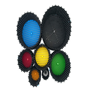 Vasi per stratificazione aria da 2 galloni stabilizzati UV per la crescita di piante da fiore, Design eco-friendly per piccoli fori di fioriera per recinzione da giardino - Product Image 6