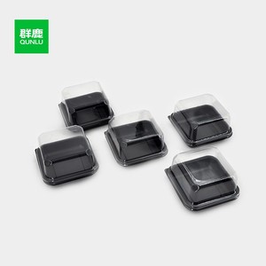 Wholesale Disposable Square Blister PP PET Plastic <strong>Boxes</strong> <strong>for</strong> <strong>Small</strong> <strong>Cake</strong> Desserts Bread Mousse Candy Sushi Sandwich Packing - Product Image 5