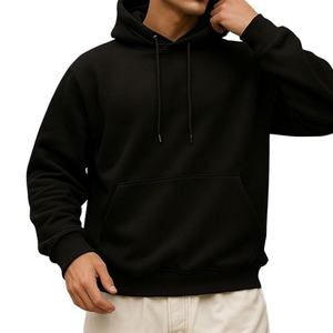 Sudadera con Capucha Extra Grande para Hombre, de Felpa Gruesa, con Bolsillo Tipo Canguro, Logotipo Personalizado de Fábrica - Product Image 3