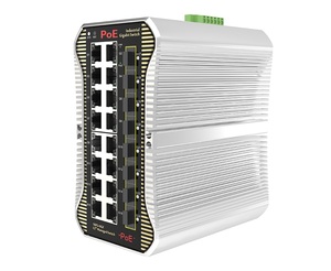 Switch PoE industriel géré Gigabit à 16 ports PoE avec 8 ports SFP fibre optique 100/1000M en uplink - Product Image 2