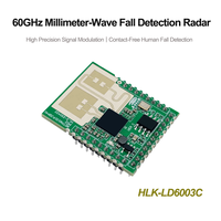 Modul Sensor Deteksi Jatuh Radar Gelombang MM 60GHz HLK-LD6003C Pemantauan Cerdas Tanpa Kontak untuk Perawatan Lansia