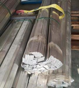Produttore di barre rettangolari piatte in alluminio estrusione 6061 6063 6082 T5 T6 barra piatta in alluminio
