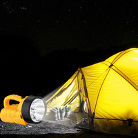 Nouvelle Lampe Torche LED Rechargeable 2026 avec Port de Charge Solaire, Lanterne Portable pour la Maison et le Camping