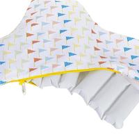 Coussin de chaise haute lavable en forme de U avec impression colorée et coussin gonflable Antilop