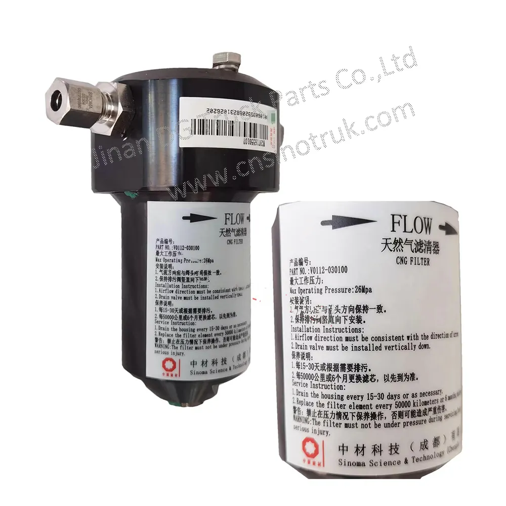 WG9716550107 Filtre haute pression pour poids lourds Wg9716550107 + 001 WG971655010-7