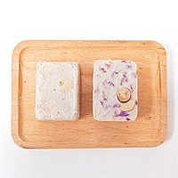 Morceaux de gomme de pêche et de lait de coco lyophilisés professionnels, 100% naturels, boisson saine à base de lait lyophilisé