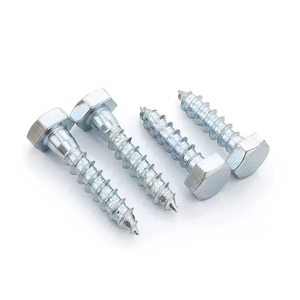 M6 Yuyao Din571 300mm Acero Inoxidable Ss Coach Din571. Tornillos <span class=keywords><strong>de</strong></span> Acero Inoxidable con Cabeza Hexagonal <span class=keywords><strong>de</strong></span> 1/4, Recubiertos, <span class=keywords><strong>de</strong></span> 1/2\" x 12\", y Tornillos Lag <span class=keywords><strong>de</strong></span> 3/<span class=keywords><strong>8</strong></span>\" x 3\" - Product Image 6