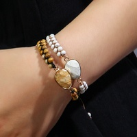 Bijoux faits à la main en perles tendance, pierre naturelle de 4 mm, bijoux de yoga pour l'équilibre et la guérison, bracelet 7 chakras