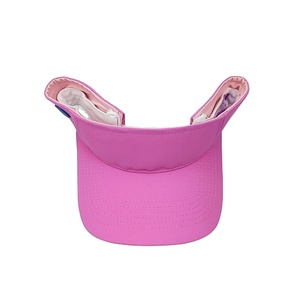 Sporty Customizable logo Sun Visor: Sweat-wicking, Adjustable Strap, Perfect for <b>Tennis</b>, Hiking - Product Image 3