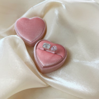 JKC – bague de fiançailles en argent pour femme, vente en gros directe, Double diamant rose 8A, Zircon S925