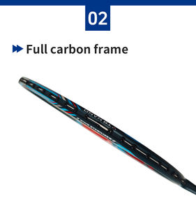 Marque lingmei KX600 top raquette de badminton 4U en fibre de carbone - Product Image 2