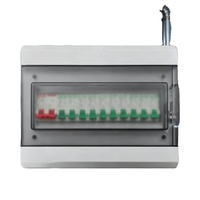 Boîtier de distribution électrique mural étanche IP65 en PC/ABS pour disjoncteurs, 2, 3, 5, 8, 12, 15, 18, 24, 36 voies