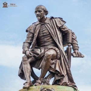 Sculpture en bronze de paysage de <span class=keywords><strong>Shakespeare</strong></span> humain célèbre extérieur grandeur nature - Product Image 2
