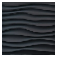 Panneaux muraux intérieurs 3D modernes en PVC imperméables et isolants thermiquement 50*50cm, faciles à nettoyer, blancs, pour usage extérieur en entrepôt