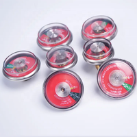 Manomètre d'extincteur Xingli 2025, nouvelle arrivée, diamètre 24/26/30/37 mm, rouge, métal, cuivre