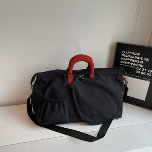 Color Block Travel <b>Bag</b> Badminton <b>Bag</b> Large Capacity Fitness <b>Bag</b> for Men and Women Portable Shoulder Crossbody Sports Racket <b>Bag</b> - Product Image 2