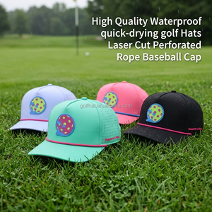 Gorra de Béisbol Deportiva de Diseño, Alta Calidad, Impermeable, con Cierre a Presión, Logotipo Personalizado, Gorra de Golf con Cuerda - Product Image 1
