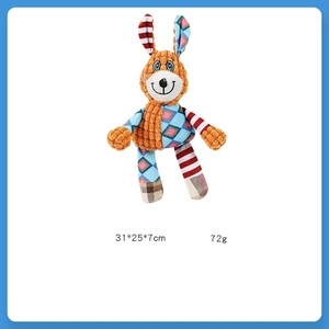 Mới nhất thiết kế vật nuôi nhai động vật có hình dạng vật nuôi nhồi bông đồ chơi tương tác sang trọng sang trọng kêu cót két con chó động vật đồ chơi cho hung hăng con chó đồ chơi - Product Image 4