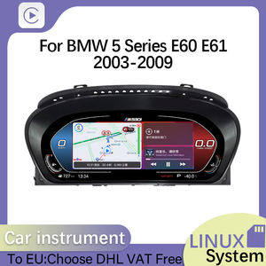 מכשיר המכונית להציג מסך לוח המחוונים דיגיטלי מסך לוח בקרה וירטואלי תמיכה לוח בקרה עבור bmw 5 סדרה <span class=keywords><strong>e60</strong></span> e61 2003-2009 - Product Image 6