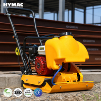 Compacteur à plaque vibrante à essence HYMAC pour la construction de routes en terre, asphalte et béton, avec un compactage à haute efficacité