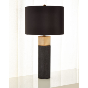 Lampe de table de luxe en marbre blanc avec métal laiton pour hôtel - Product Image 3