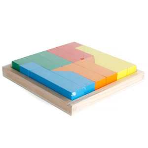 China Wholesale High Value Portable Classic Tangram Puzzle Indoor Creative Kids Toy Colorful Wooden DIY Intelligence Children - Product Image 4