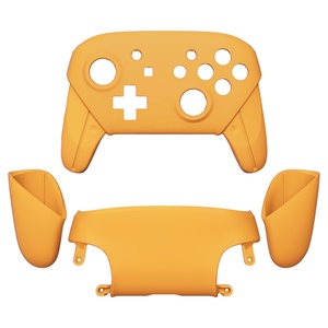 EXtremeRate Caution Yellow Faceplate Backplate Handles DIY Replacement Full Housing Shell Cover for <b>Switch</b> Pro Controller - Product Image 1