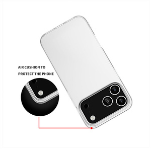 Cover Trasparente Cristallina per <span class=keywords><strong>iPhone</strong></span> 17 16 15 14 13 <span class=keywords><strong>12</strong></span> 11 <span class=keywords><strong>Pro</strong></span> Max, Custodia Trasparente in TPU per <span class=keywords><strong>iPhone</strong></span> 17 Air - Product Image 5