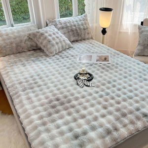 Sábana Premium DL con Tejido Jacquard, Imitación Piel de Conejo, Ajustable, Poliéster Antiestático, Teñido Reactivo, Venta al Por Mayor, OEM, Personalizada - Product Image 3