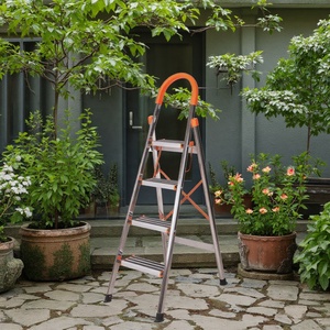 En 131 đáng tin cậy 4 bước thời tiết kháng hiện đại rộng nonskid thang thép không gỉ với lan can cho siêu thị cầu thang sử dụng - Product Image 6