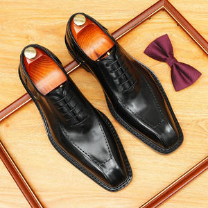 Zapatos Casuales de Negocios de Cuero para Hombre, Suela Gruesa Antideslizante, Diseño Resistente al Desgaste, Modernos, Versátiles, Formales para Uso Diario, de Doble Uso - Product Image 4