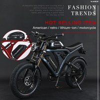 Vélo Électrique AKEZ Kingkong 1500W 52V 55Ah en Alliage d'Aluminium pour Adultes, Pneus Larges, Stock USA, Entrepôt Local Américain, E-bike Haute Vitesse pour la Route