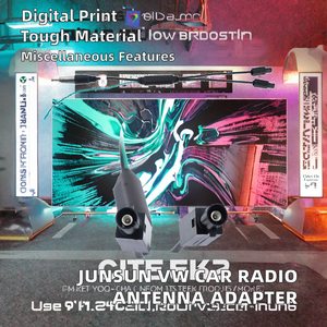 Accessoires d'<span class=keywords><strong>adaptateur</strong></span> d'<span class=keywords><strong>antenne</strong></span> d'<span class=keywords><strong>autoradio</strong></span> FW pour lecteurs DVD VW modèle VW-FM 86-108MHz fréquence 18CM câble 75 Ohms impédance ABS - Product Image 3