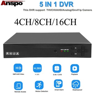5.0MP XVR VIEW APP <span class=keywords><strong>8CH</strong></span> <span class=keywords><strong>DVR</strong></span> <span class=keywords><strong>H</strong></span>.265 Recorder HDD P2P PC Mobile Remote BNC CCTV Video Recorder 4 Channel Mendukung hingga 5MP - Product Image 3