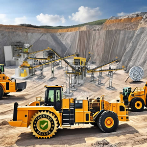 Planta trituradora de piedra para construcción de carreteras con trituradora de mandíbula y unidad de cribado resistente - Product Image 1