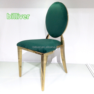 <span class=keywords><strong>เก้าอี้</strong></span>สแตนเลสทรงกลมหลังโค้ง ขายตรงจากโรงงาน เหมาะสำหรับโรงแรม งานแต่งงาน รับประทานอาหาร ร้านอาหารสไตล์โมเดิร์นเรียบง่าย และงานจัดเลี้ยง - Product Image 2