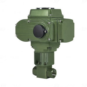 Vanne à bille motorisée COVNA DN10 3/8 pouce 2 voies 24V CC 5000 PSI haute pression en acier inoxydable 316 - Product Image 3