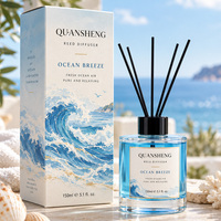 Diffuseur de parfum d'ambiance de luxe pour la maison, diffuseur de parfum aux fruits en bouteille de verre, huile essentielle parfumée pour chambre à coucher, diffuseur à bâtonnets