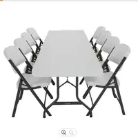 Outdoor Plastic Folding Tables for Events, Plastic Chair