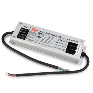 Meanwell Authorized ELG-240-24B 240W Waterproof Electronic <b>LED</b> <b>Driver</b> <b>24V</b> 10A with 220V and 110V Input Voltage - Product Image 1