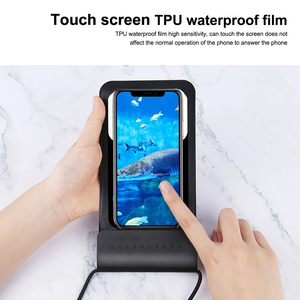 Étui universel pour téléphone étanche à écran tactile IPX8, étui pour téléphone portable, <span class=keywords><strong>sac</strong></span> pour smartphone, support pour iPhone 16 Pro Max 15 Pro Max - Product Image 5