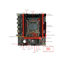 Fabricant de carte mère chinoise LGA2011 H81 carte mère d'ordinateur double canal DDR3 SATA3.0 128GB carte mère de jeu