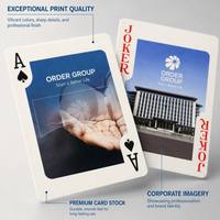 Cartes à Jouer Écologiques Personnalisées avec Logo et Boîte en Papier pour Cadeaux Promotionnels Familiaux