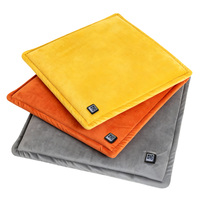 Coussin chauffant USB en velours personnalisable avec protection contre la surchauffe, coussin chauffant électrique pour la maison, le bureau, la conduite, les activités de plein air, le personnel, l'hiver