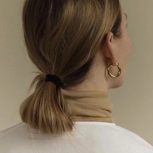 Women Fashion Gold <strong>Silver</strong> Stainless Steel <strong>Small</strong> <strong>Hoop</strong> Earrings Minimalist Jewelry Earring <strong>Hoops</strong> - Product Image 6