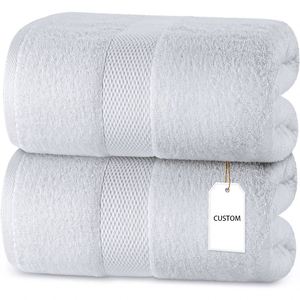 Serviette de bain grande taille de luxe pour adultes, série hôtelière, extra absorbante, 35 x 70 pouces - Product Image 1