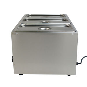 批发宝康不锈钢保温柜 3 桶 1500W 220-240V 自助餐食物保温器 餐桌餐饮店 1 年保修 - Product Image 4