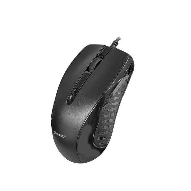 Stock Office Accessories M-018L Comfortable 3-Button USB 3D Wired Optical Mouse 1000 DPI Full Black 1.5M Cable Ergonomic for
